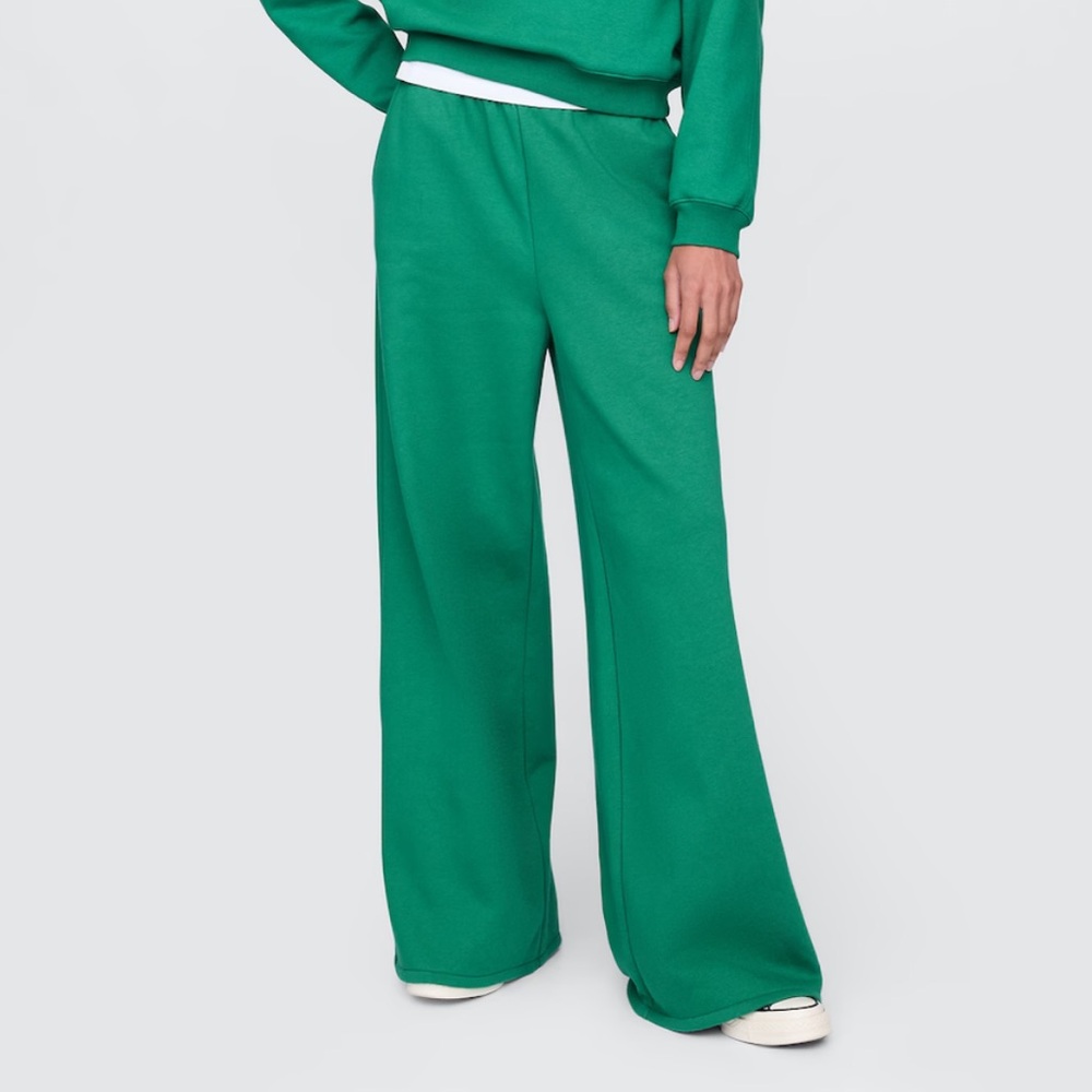 Gap Heavyweight Hoodie VintageSoft Baggy Sweatpants Shorts Irish Clover Green